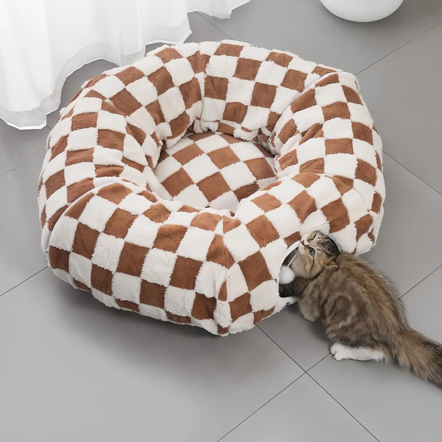 Cat Donut Tunnel Bed