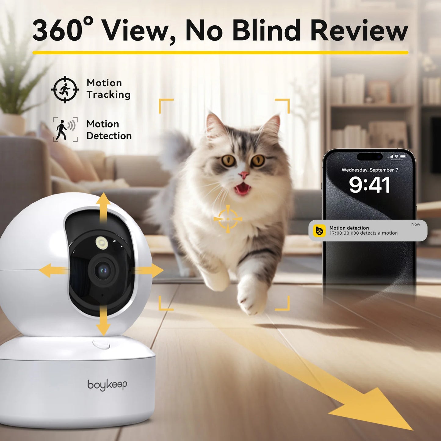 360° WiFi Pet Camera