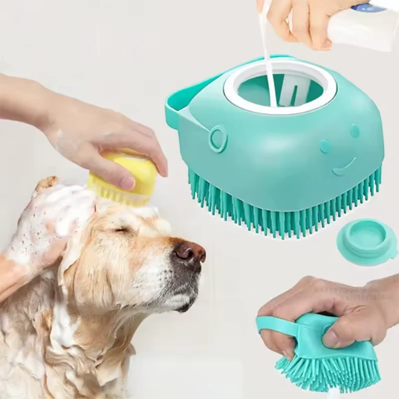 Silicone Pet Bath Brush