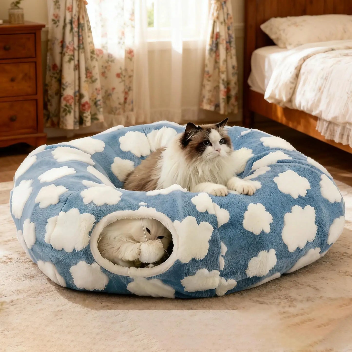Cat Donut Tunnel Bed