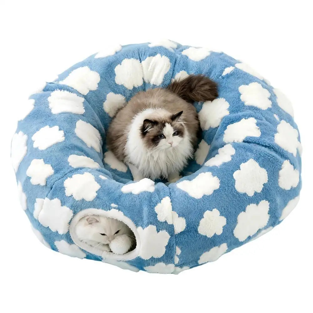 Cat Donut Tunnel Bed