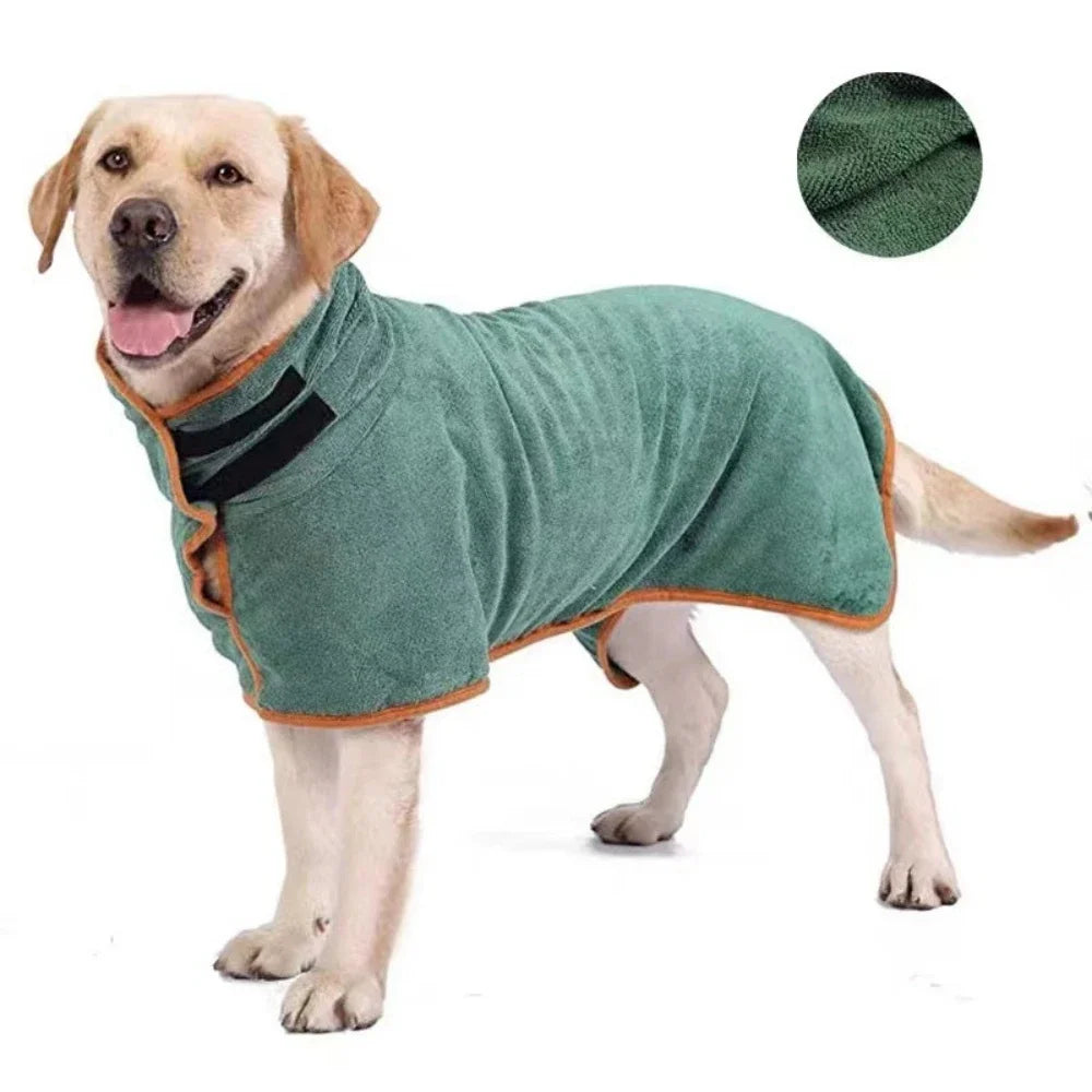 Pet Quick-Dry Microfibre Bathrobe