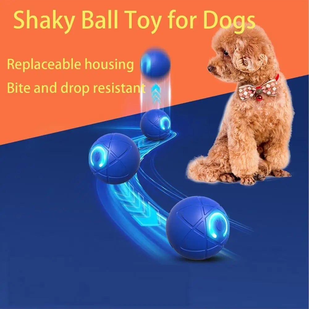 LED Self-Rolling Dog Ball