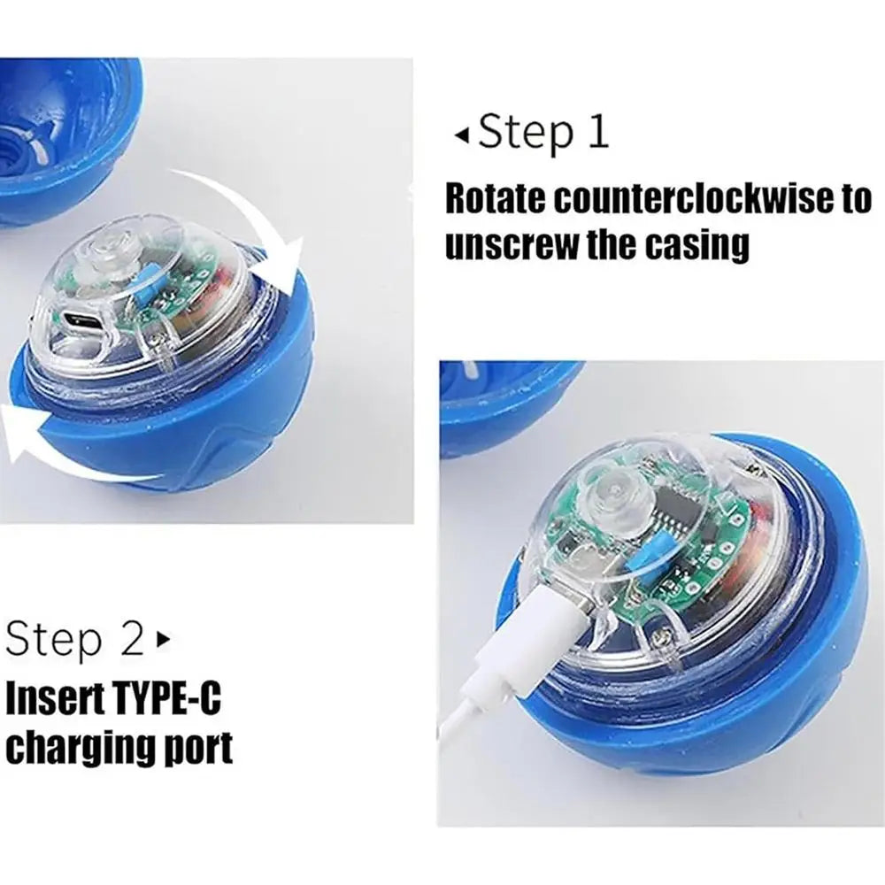 LED Self-Rolling Dog Ball