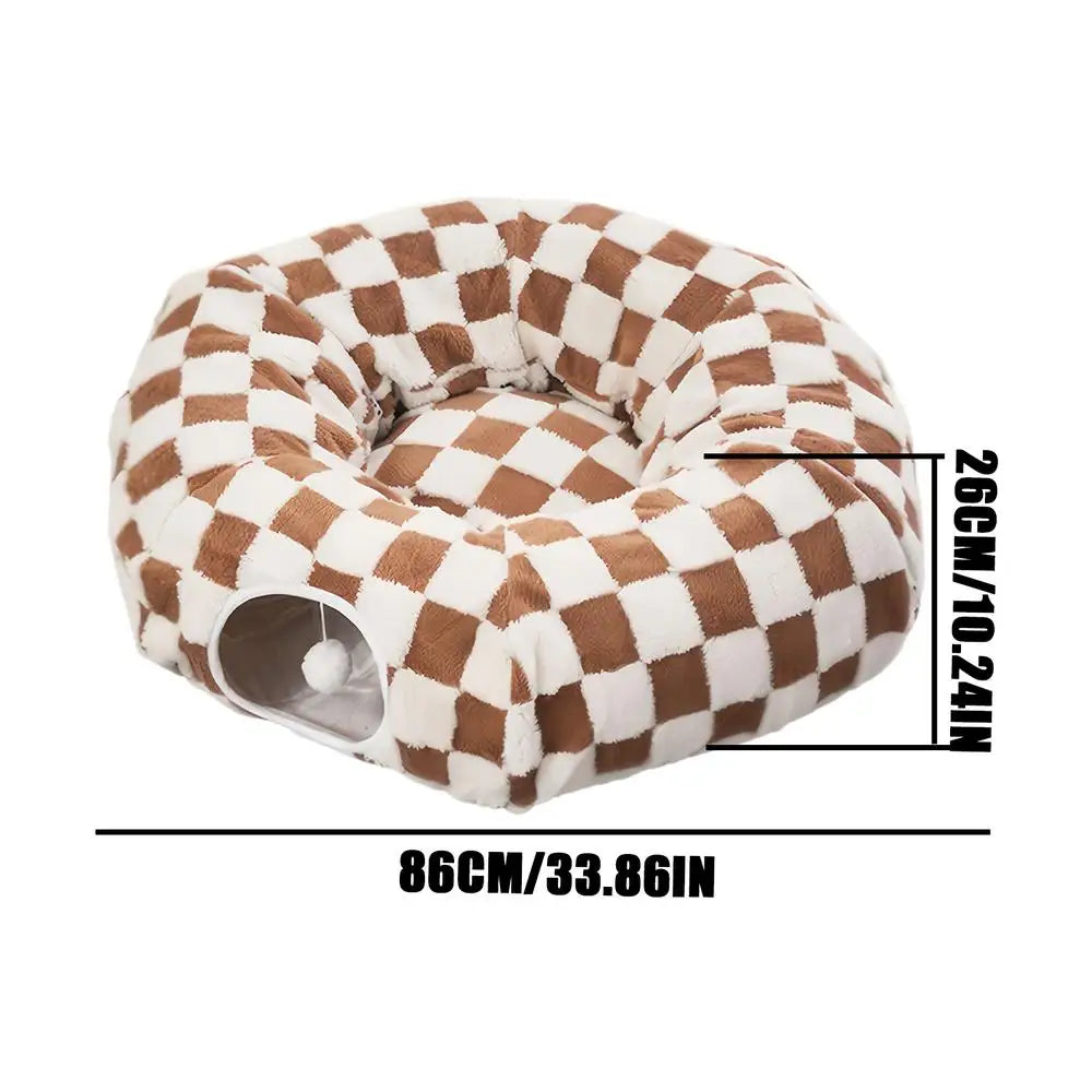 Cat Donut Tunnel Bed