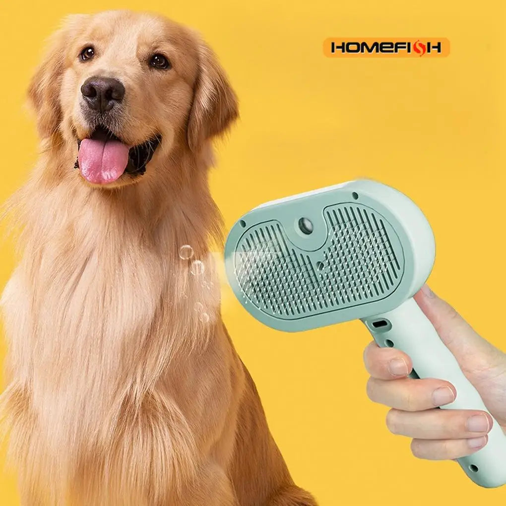 Pet Steam Grooming Brush