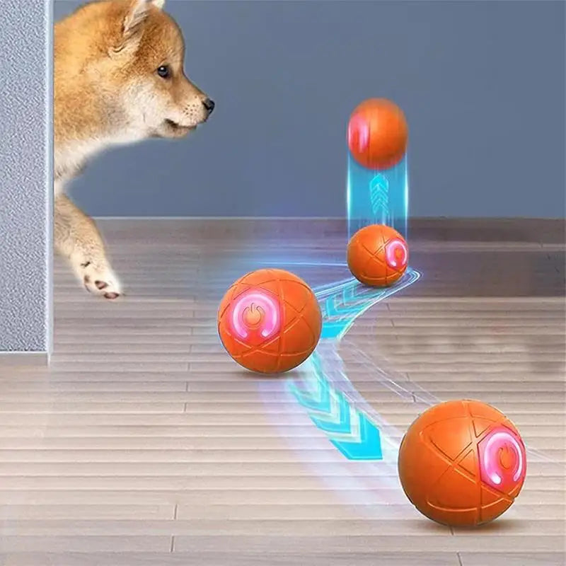 LED Self-Rolling Dog Ball