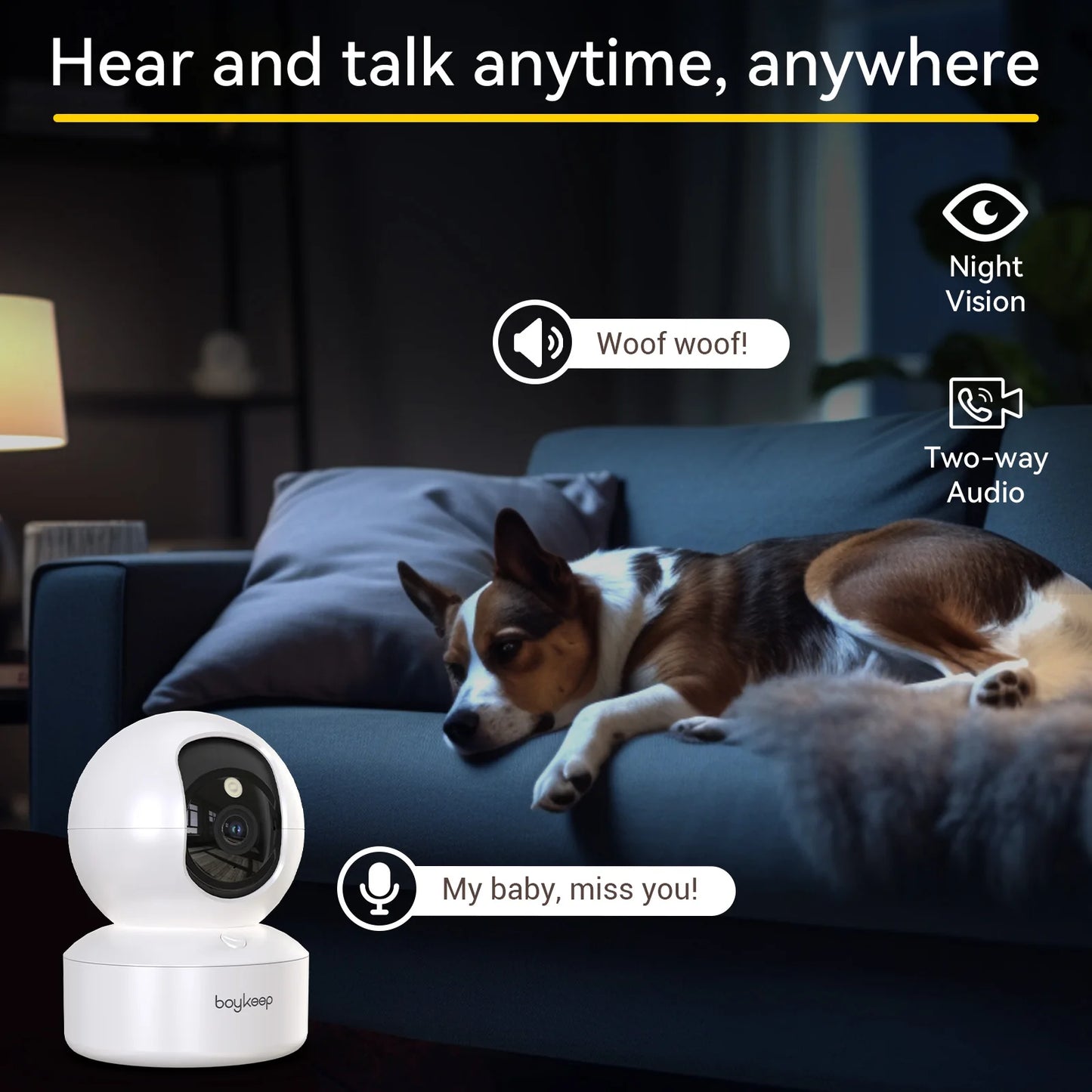 360° WiFi Pet Camera