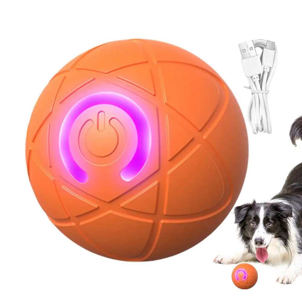 LED Self-Rolling Dog Ball