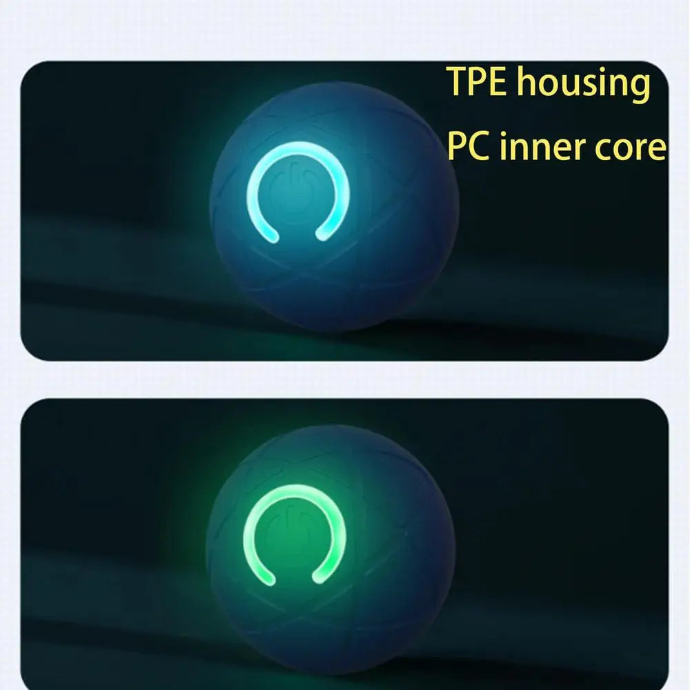 LED Self-Rolling Dog Ball